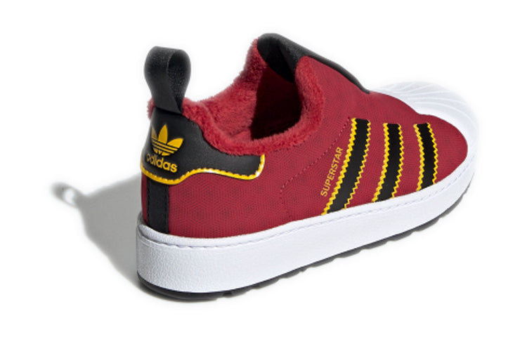(GS) adidas originals Superstar 360 'Red Black' EE6417