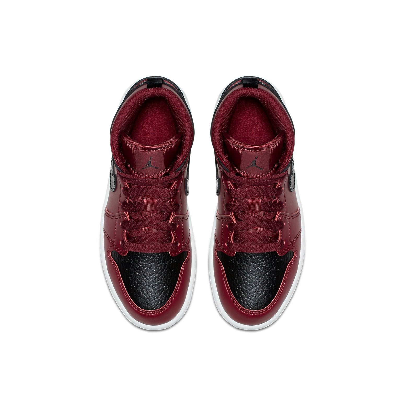 (PS) Air Jordan 1 Mid 'Team Red Black' 640734-601