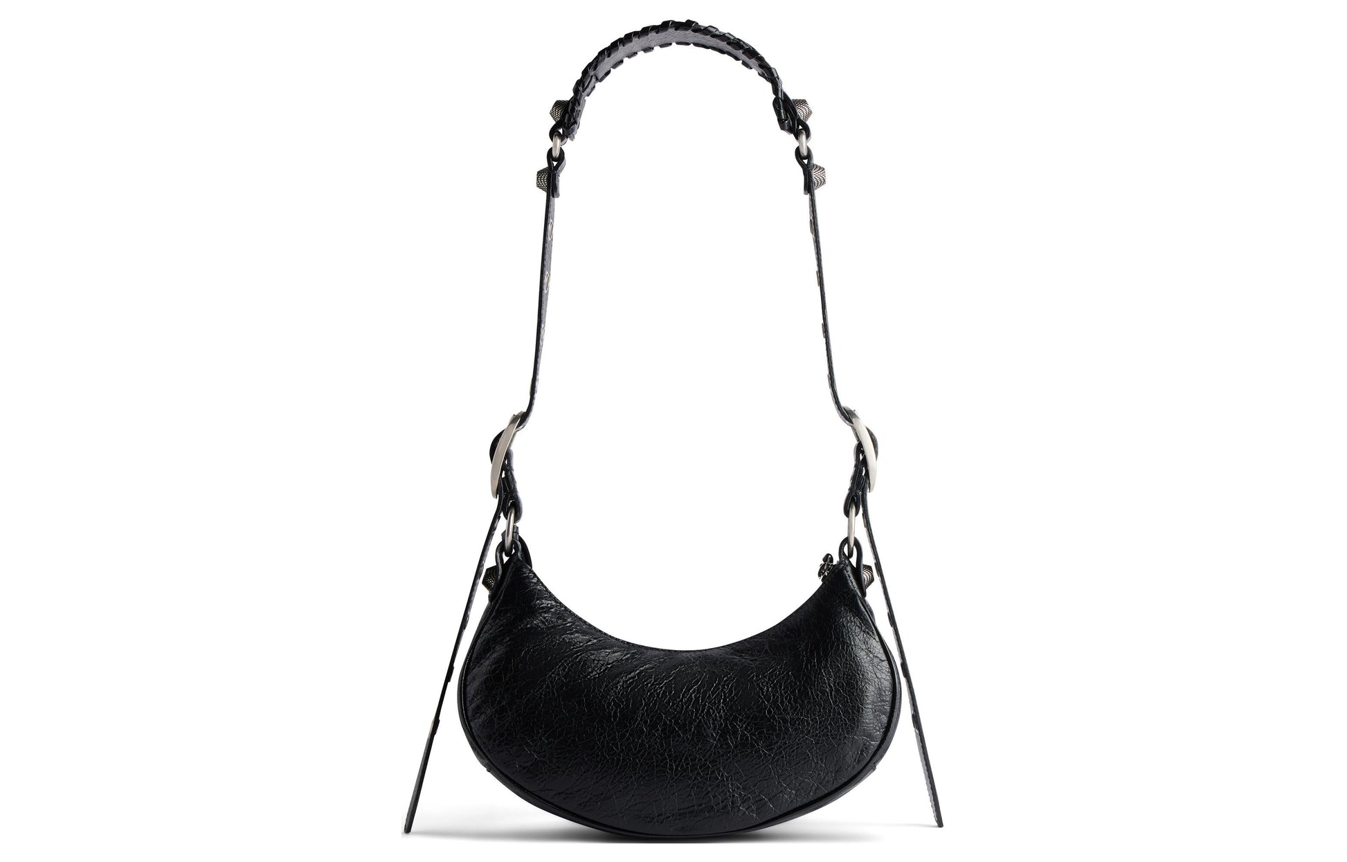 (WMNS) Balenciaga Le Cagole Xs Shoulder Bag Diy Metal 'Black' 6713092AAXE1090