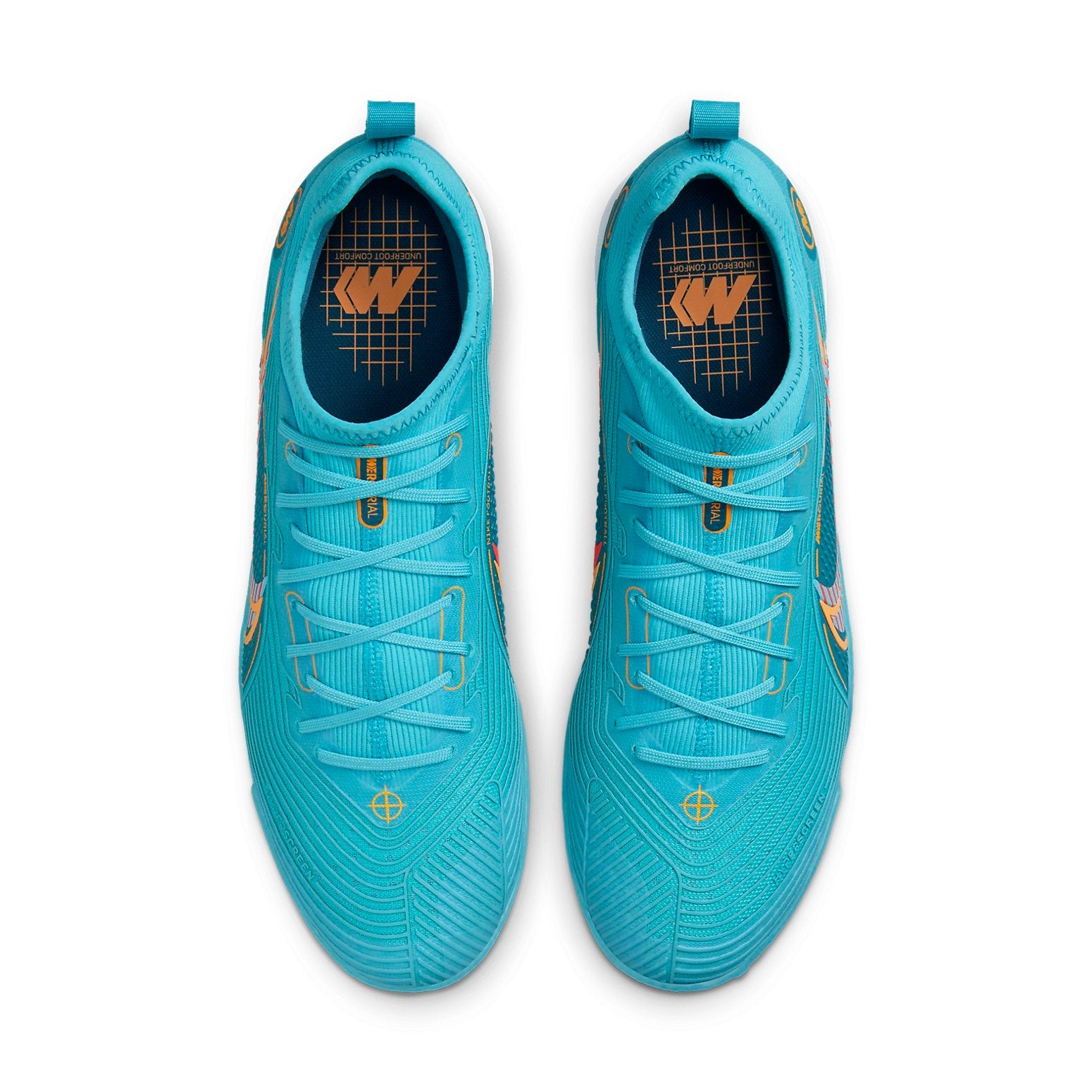 Nike Mercurial Air Zoom Vapor 14 Pro TF 'Chlorine Blue Laser Orange' DJ2851-484