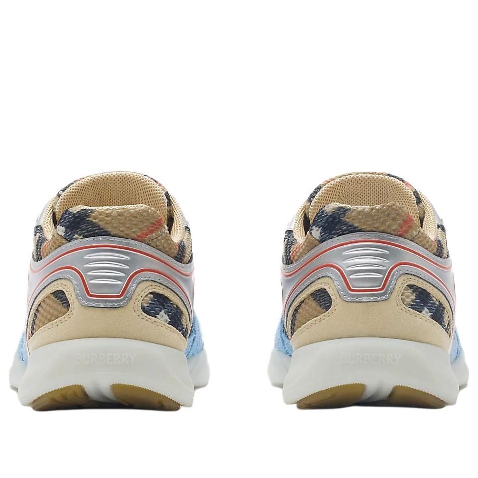 (WMNS) Burberry 25 Check Matrix Sport Sneakers 'Blue' 81118581