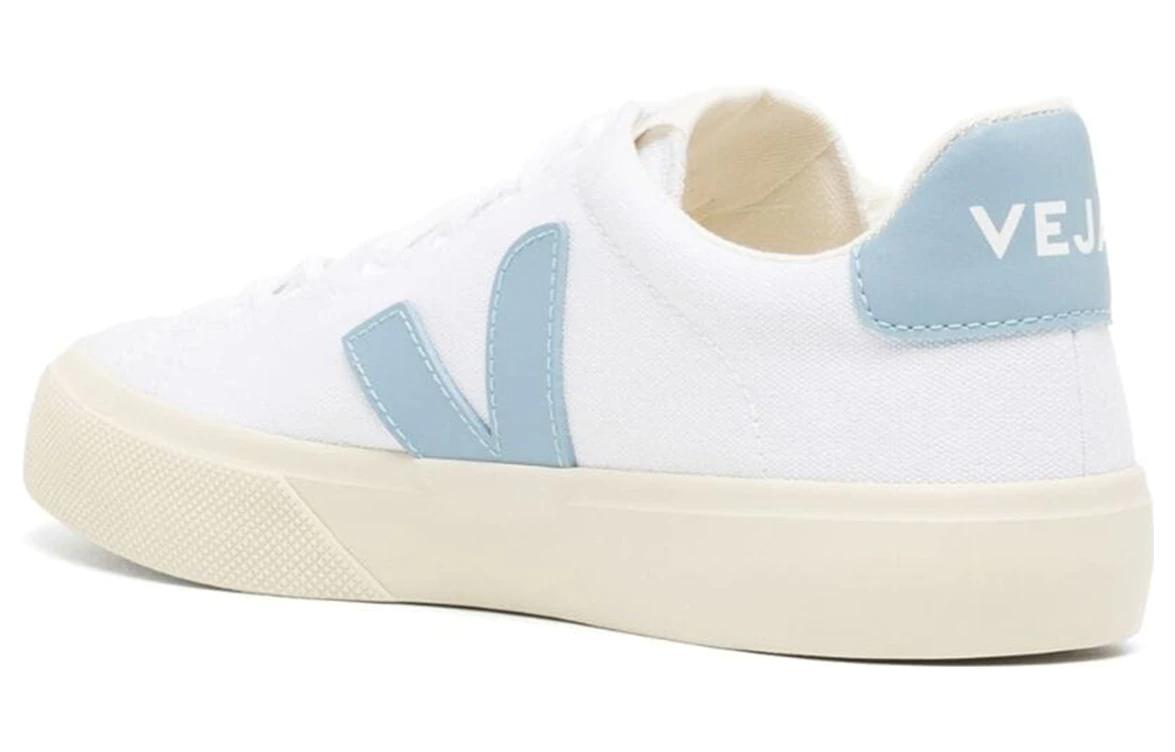 VEJA Campo Canvas 'White Steel' CA0103136A