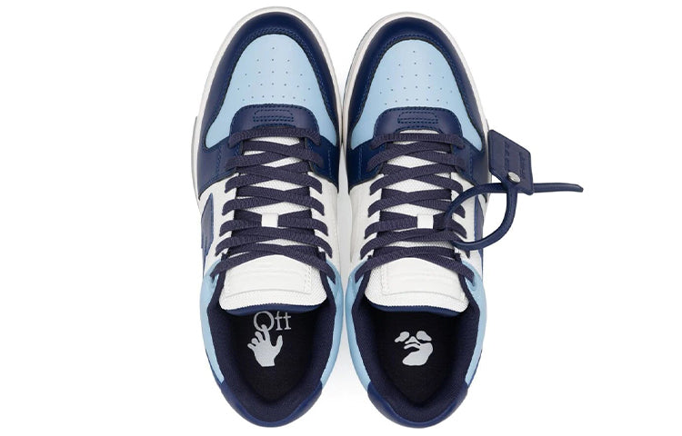 Off-White Out Of Office Low-top Sneakers Blue OMIA189S21LEA0014045