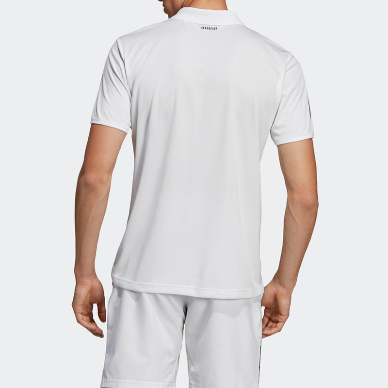 adidas Club 3STR Polo Tennis Sports Polo Shirt White DU0849