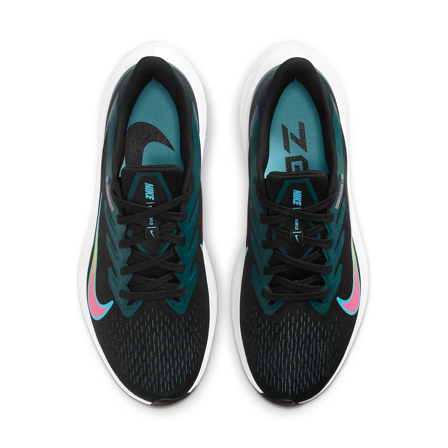 (WMNS) Nike Air Zoom Winflo 7 'Black Green' CJ0302-013