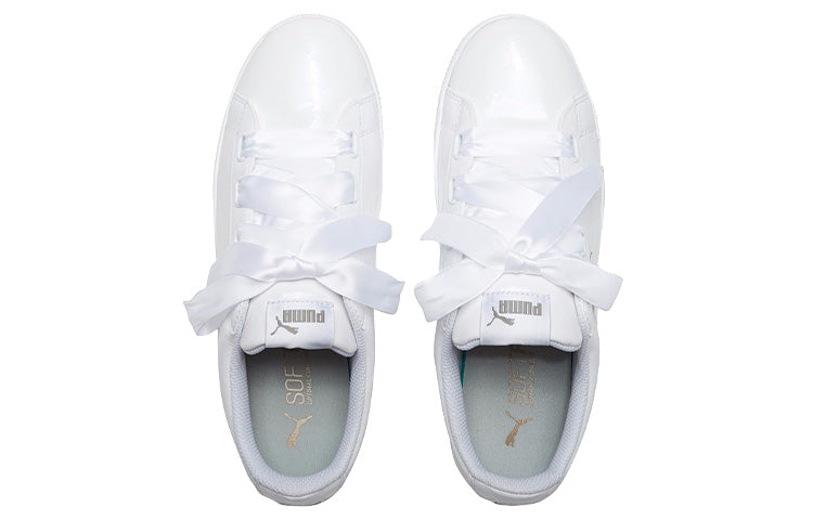 (WMNS) PUMA Vikky Platform Ribbon White 366419-02