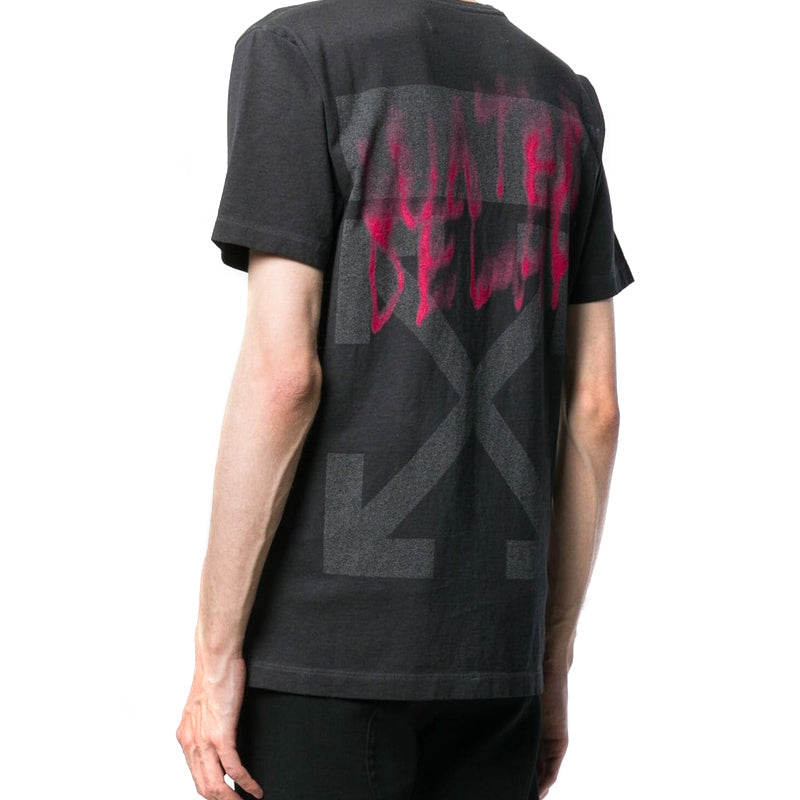 Off-White Water Delay T-Shirt 'Black' OMAA027E191850310988