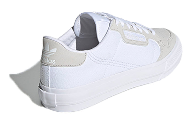 (GS) adidas Continental Vulc J 'White Grey' EF9449
