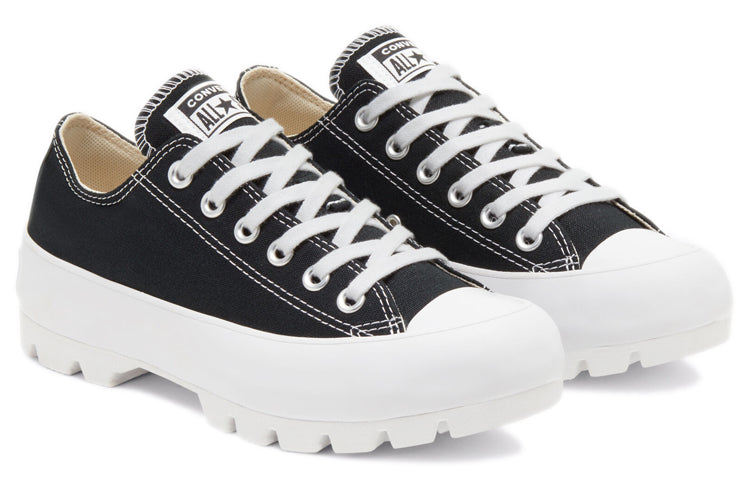 (WMNS) Converse Chuck Taylor All Star Lugged Low 'Black White' 567681C