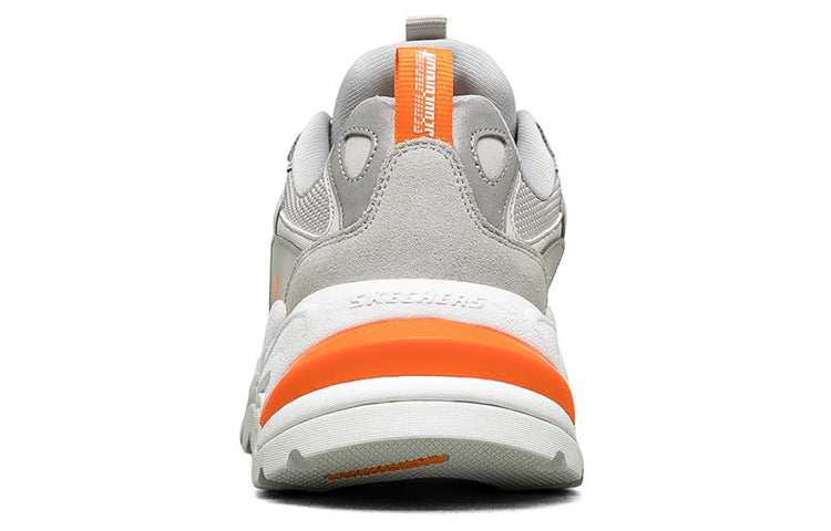 (WMNS) Skechers Stamina V2 'Grey Orange' 66666343-LTGY