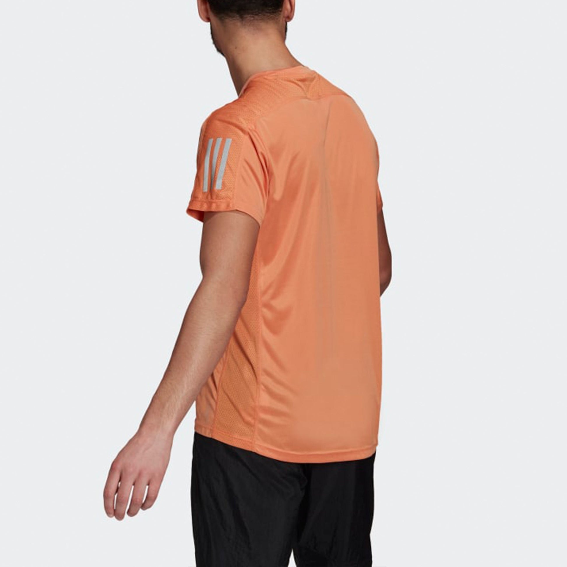 adidas Own the Run Tee Training Sports Quick Dry Short Sleeve Orange GJ9970