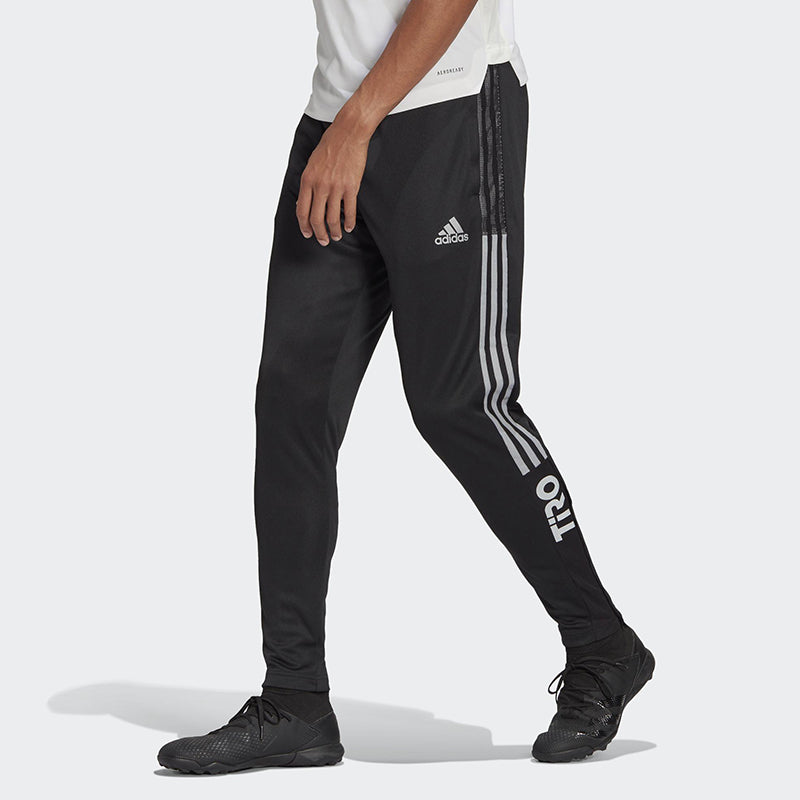 adidas Tiro Reflective Soccer/Football Training Sports Long Pants Black GM3878