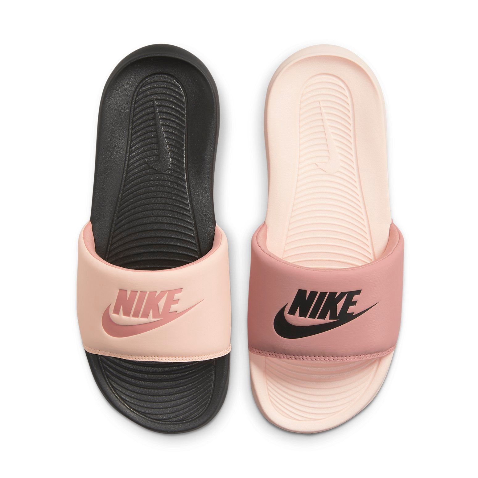 (WMNS) Nike Victori One Slide Mix Slippers Pink-Black 'Pink Black' DD0228-001