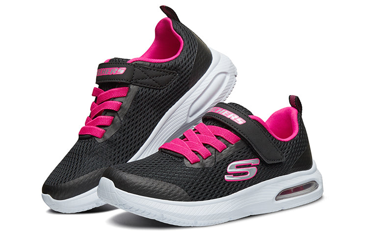 (GS) Skechers Dyna-Air Shoes 'Black Pink' 83052L-BKHP