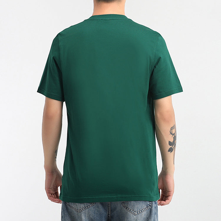 adidas originals TREFOIL logo Printing Sports Short Sleeve Green GJ8295