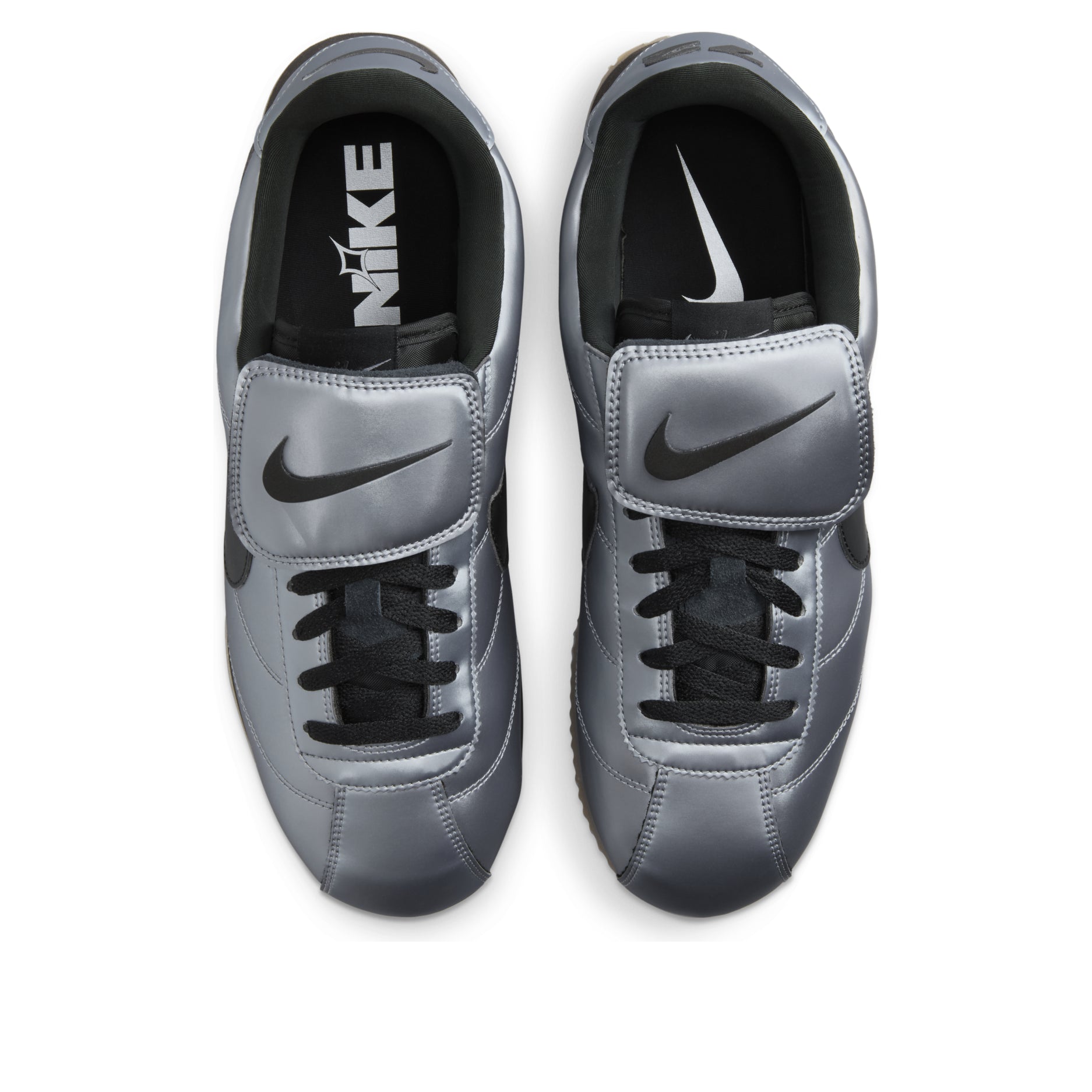 Nike Cortez Leather SE 'Metallic Cool Grey Black' HQ3490-099
