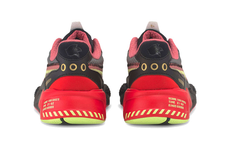 (PS) PUMA Sonic the Hedgehog x RS-X3 'Black High Risk Red' 374319-01