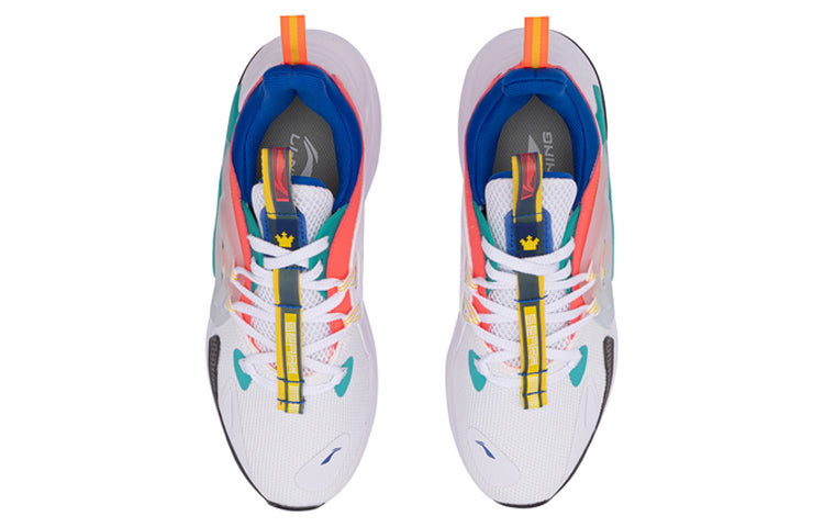 (WMNS) Li-Ning XingHuo Sport Leisure 'White Orange Blue' AGLQ066-3
