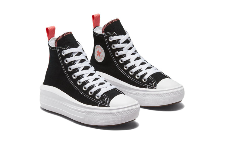 (GS) Converse Chuck Taylor All Star Move High 'Black Pink Salt' 271716C