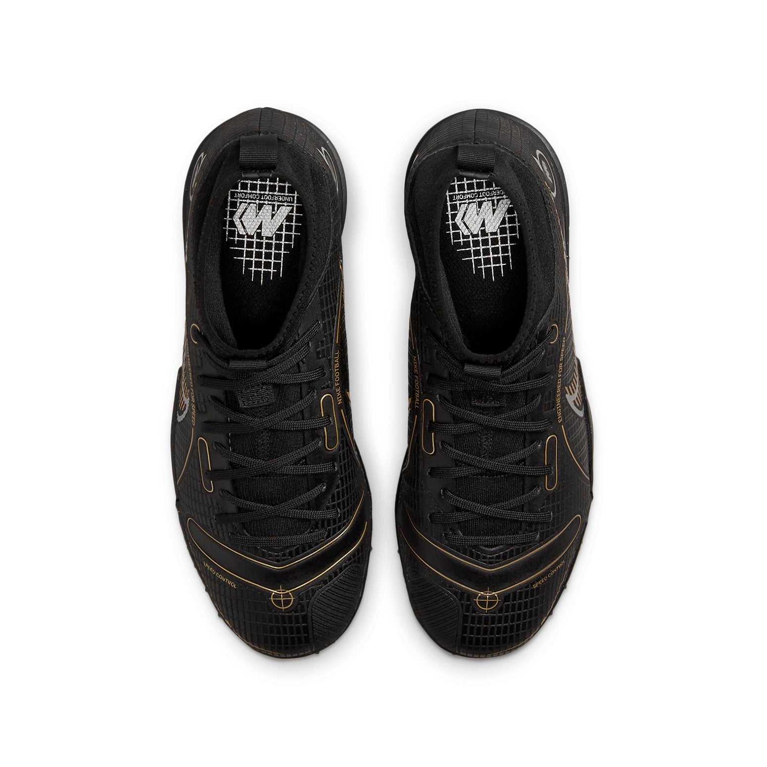 (GS) Nike Mercurial Superfly 8 Academy TF 'Black Metallic Gold' DJ2864-007