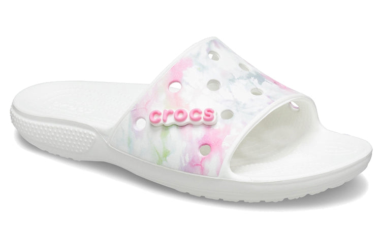 Crocs Classic Bleach Dye Slides 'White Pink' 207411-94S
