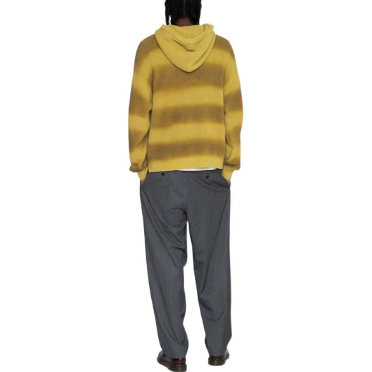 Stussy Spray Dyed Hoodie 'Yellow' 117149