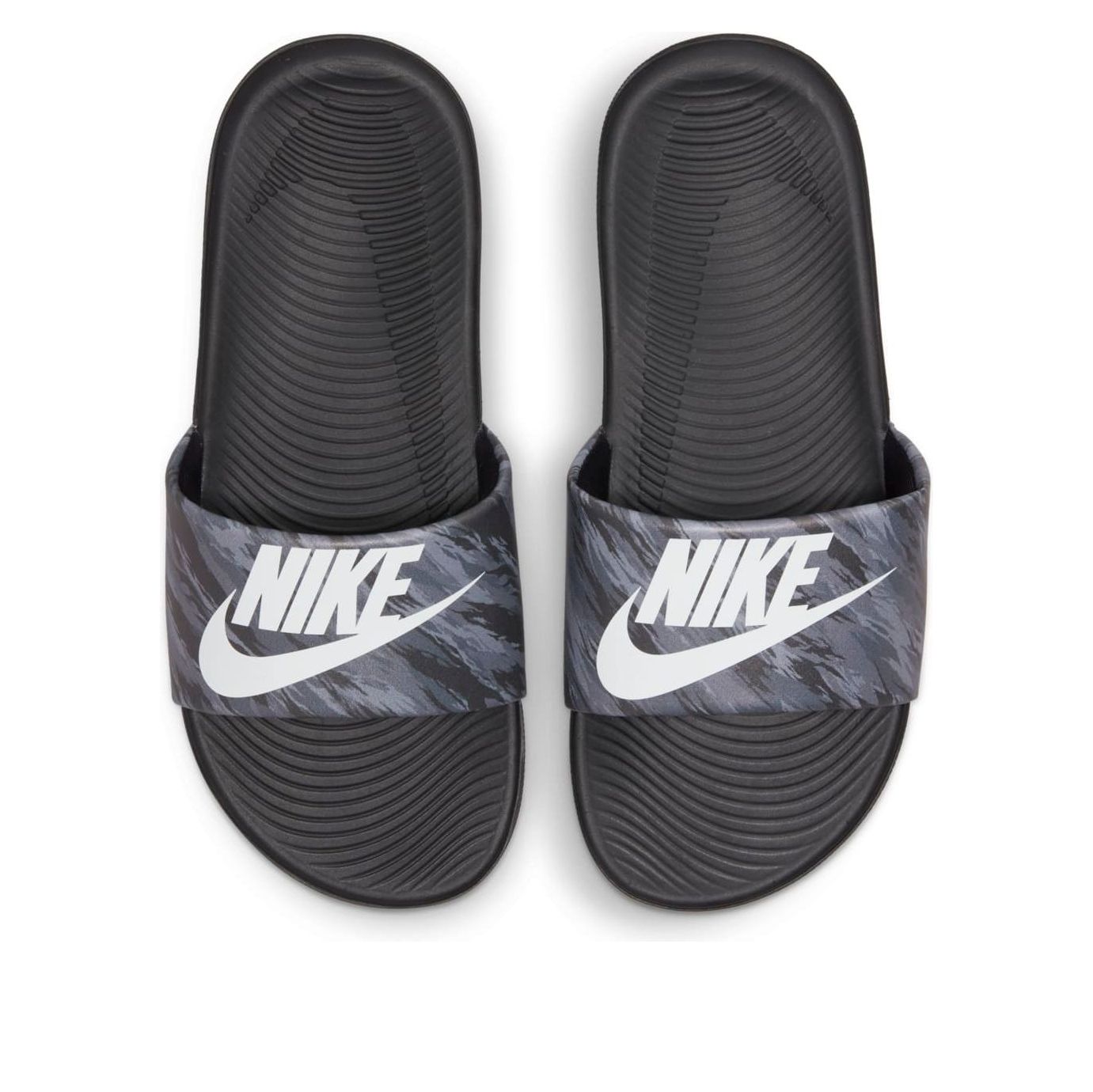 (GS) Nike Kawa SE Slide 'Black Pure Platinum Camo' DN3970-001
