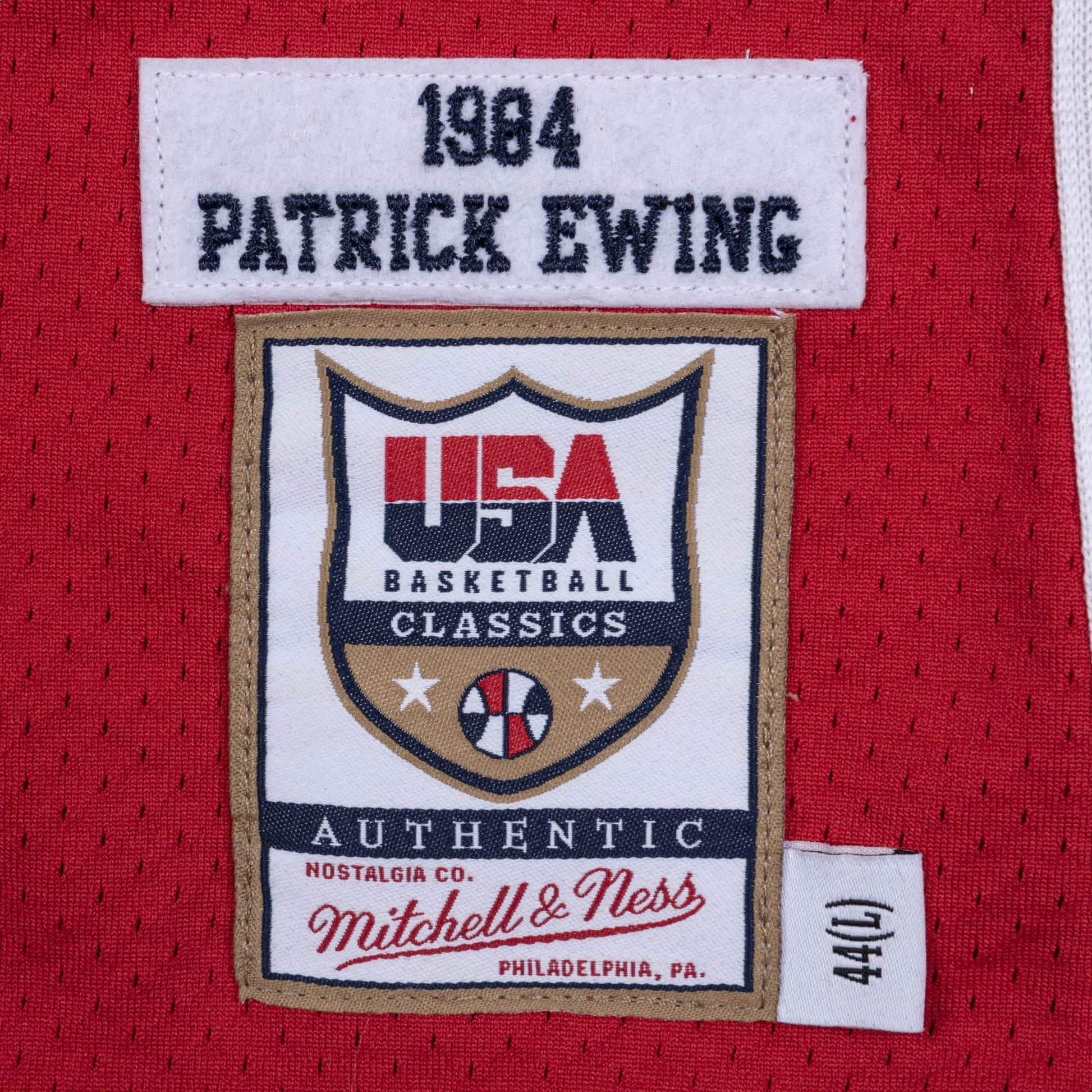 Mitchell & Ness Team USA 1984 Jerseys 'Patrick Ewing 6' AJY4AC19059-USASCAR84PEW