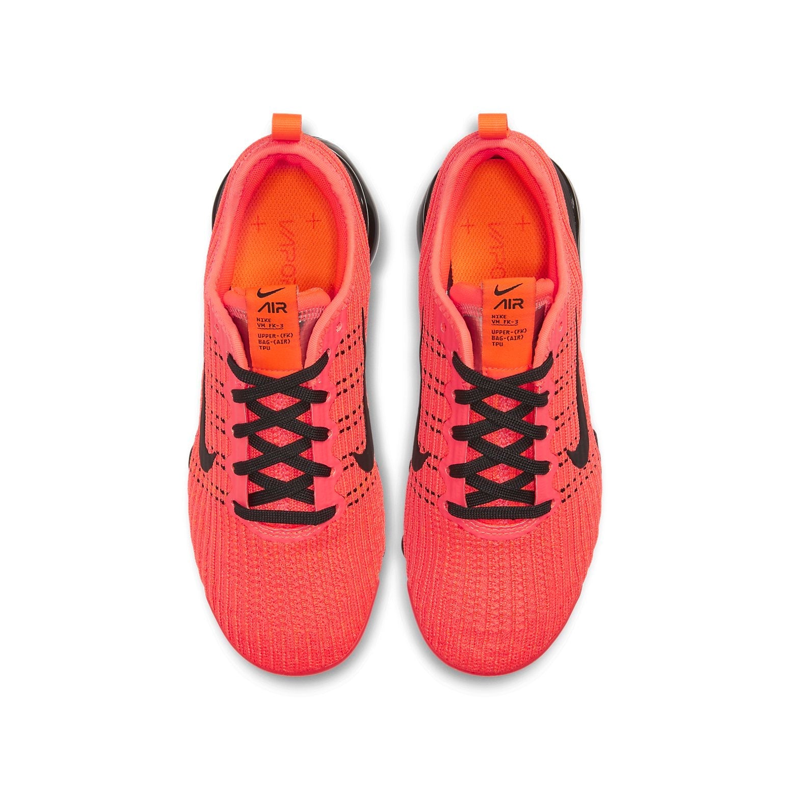 (GS) Nike Air VaporMax Flyknit 3 'Flash Crimson Black' BQ5238-601