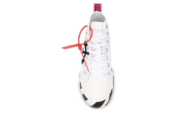 Off-White Vulc Sneaker Mid 'White Black' OMIA119S20D330380110