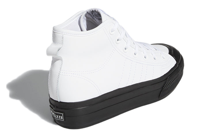 (WMNS) adidas Nizza RF Platform Mid 'White Black' FY7606