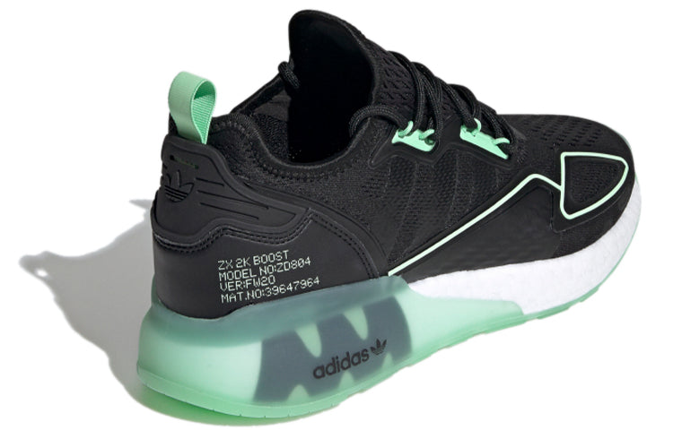 adidas originals ZX 2K Boost 'Black Green White' H67935