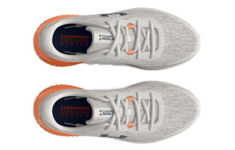(WMNS) Under Armour Charged Rogue 3 Knit-GRY Sneakers 'Grey Orange' 3026147-100