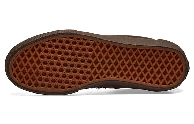 Engineered Garments x Vans Unisex Classic Slip-On Low-Top Sneakers Brown VN0A3QXYTFS