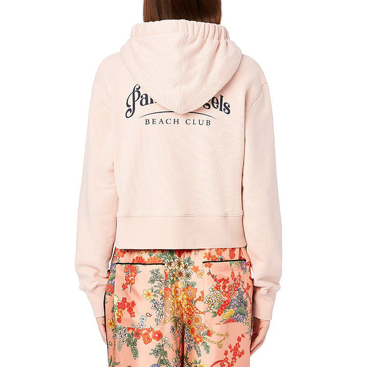 PALM ANGELS Beach Logo Jacket Pink Red PWBB022S20FLE0013046