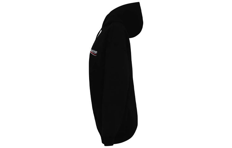 Balenciaga Political Campaign Medium Fit Hoodie 'Black' 578135TKVI91070