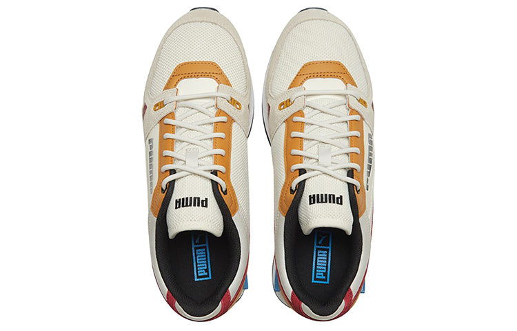 (WMNS) PUMA Mile Rider Rf Khaki/Yellow/White Low sneakers 375836-01
