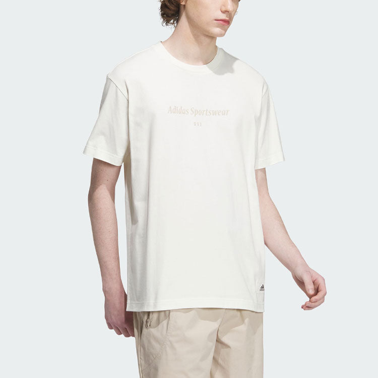 adidas Sportswear Lounge Graphic T-shirt 'White' IP4992