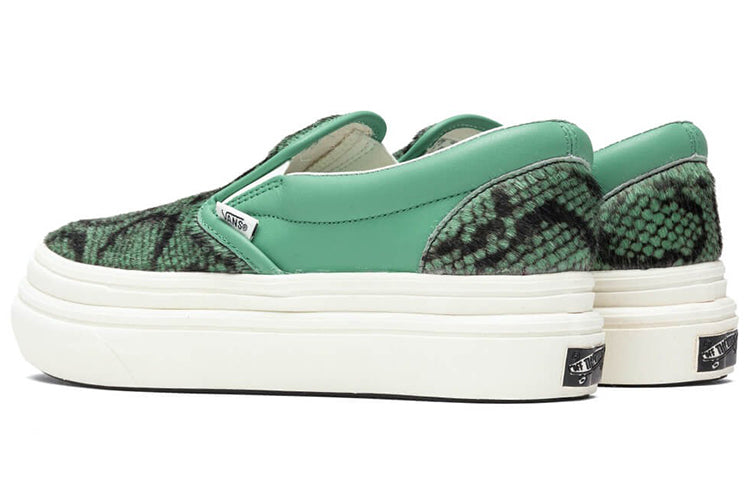 Vans Vault Slip-On Super ComfyCush LX Green snakeskin 'Green Black' VN0A4U3I26G