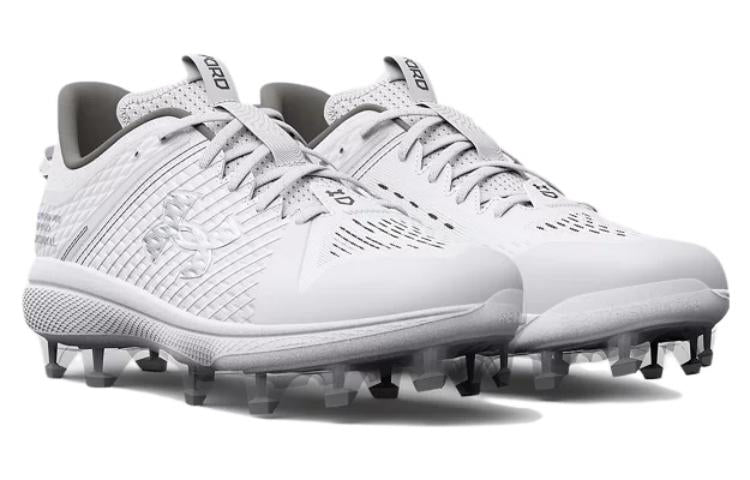 Under Armour Yard Low MT TPU Baseball Cleats 'White' 3025591-100