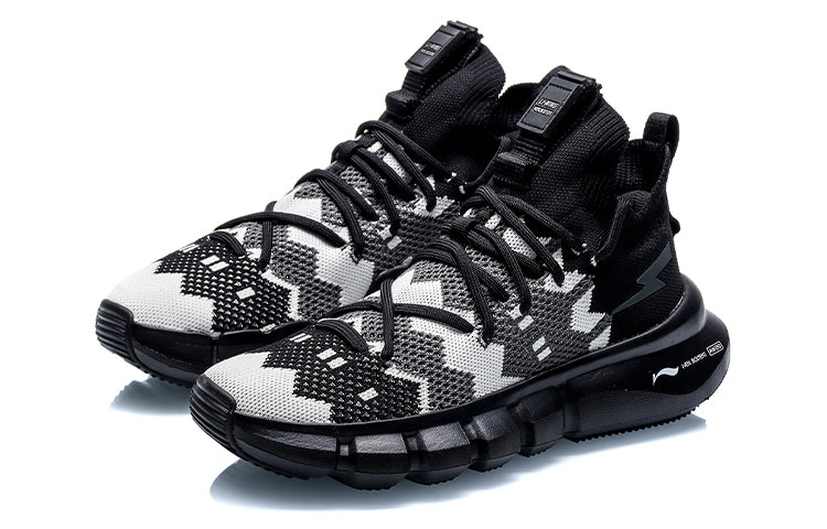 (WMNS) Li-Ning Essence 2.3 x Neil Barret 'Black White' AGBQ128-2