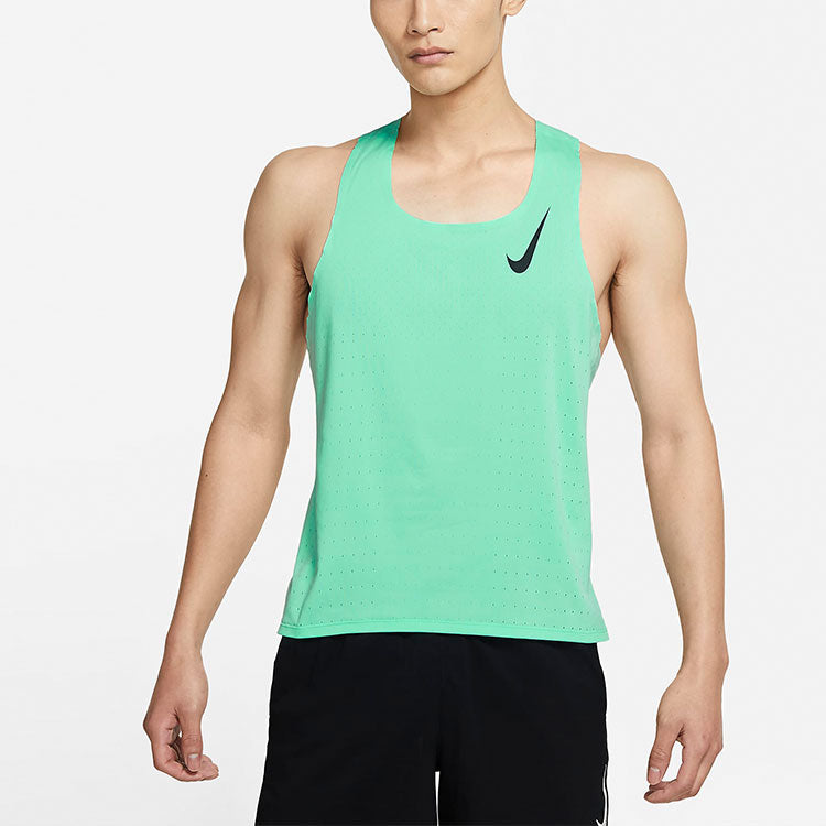 Nike AeroSwift Breathable Training Sports Running Vest Green CJ7836-342
