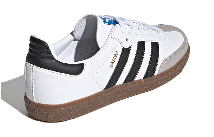 (GS) adidas Samba J 'White Black' GZ8345