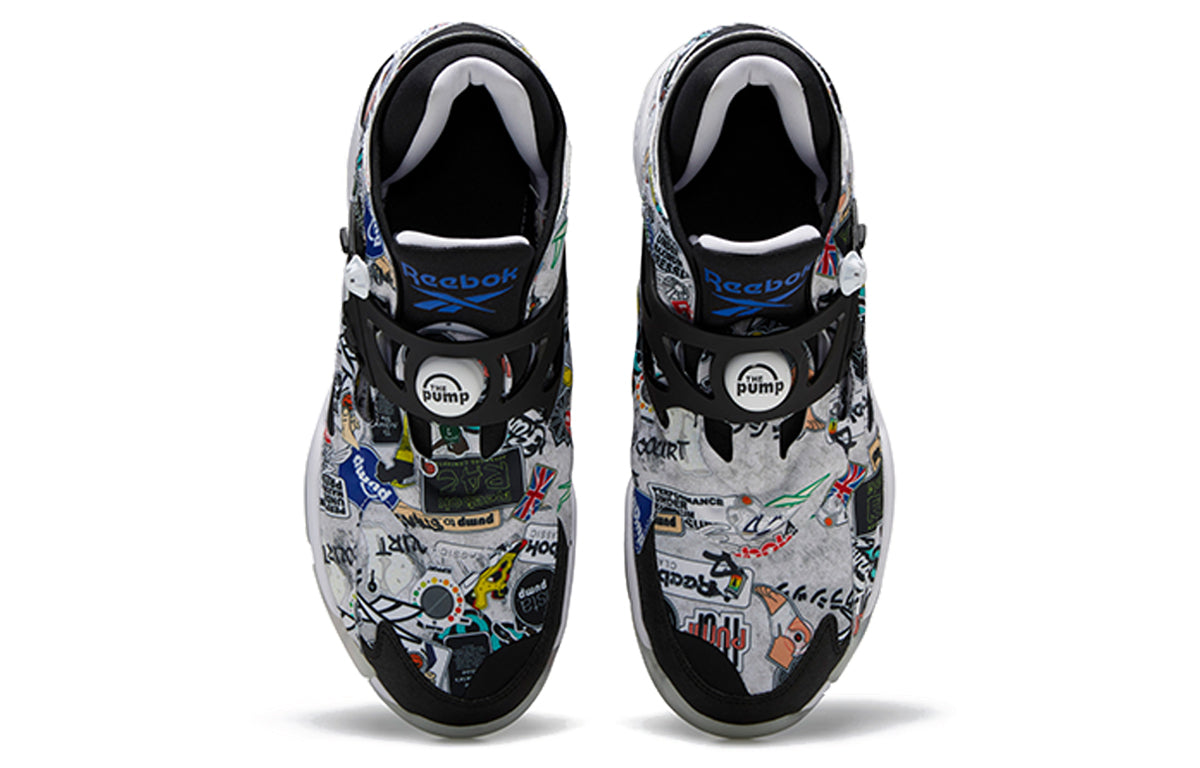 Reebok Pump Court 'Sticker City - White Black' FW7826