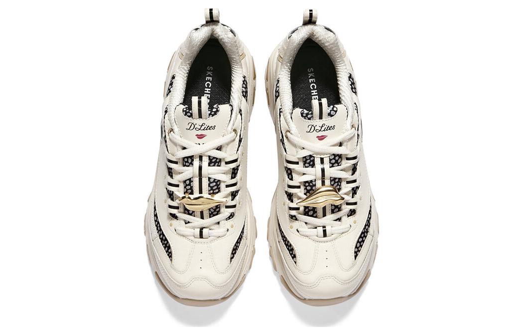 (WMNS) Skechers D'Lites x DVF 'Natural Black' 149678-NTBK