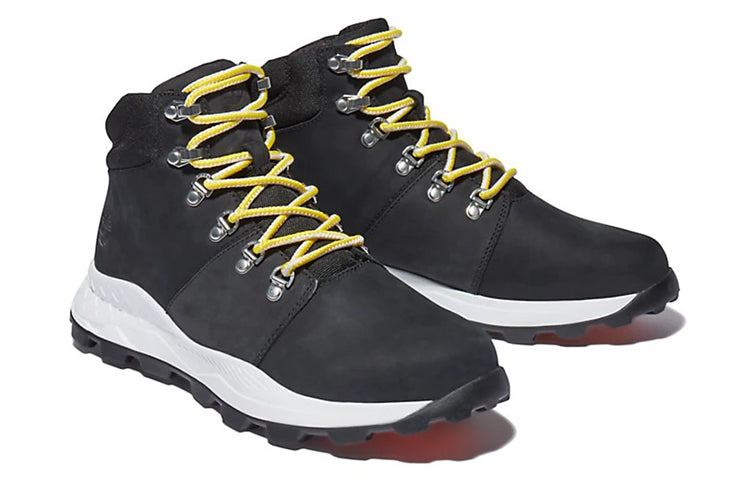 Timberland Brooklyn Hiker Chukka Boots 'Black Yellow' A2GH1001