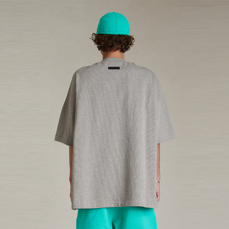 Fear of God Essentials SS24 Crewneck T-Shirt 'Dark Heather Oatmeal' 125SP242003F