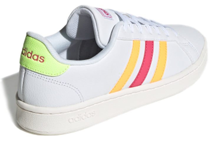 (WMNS) adidas neo Grand Court 'White Pink Orange' EG8146