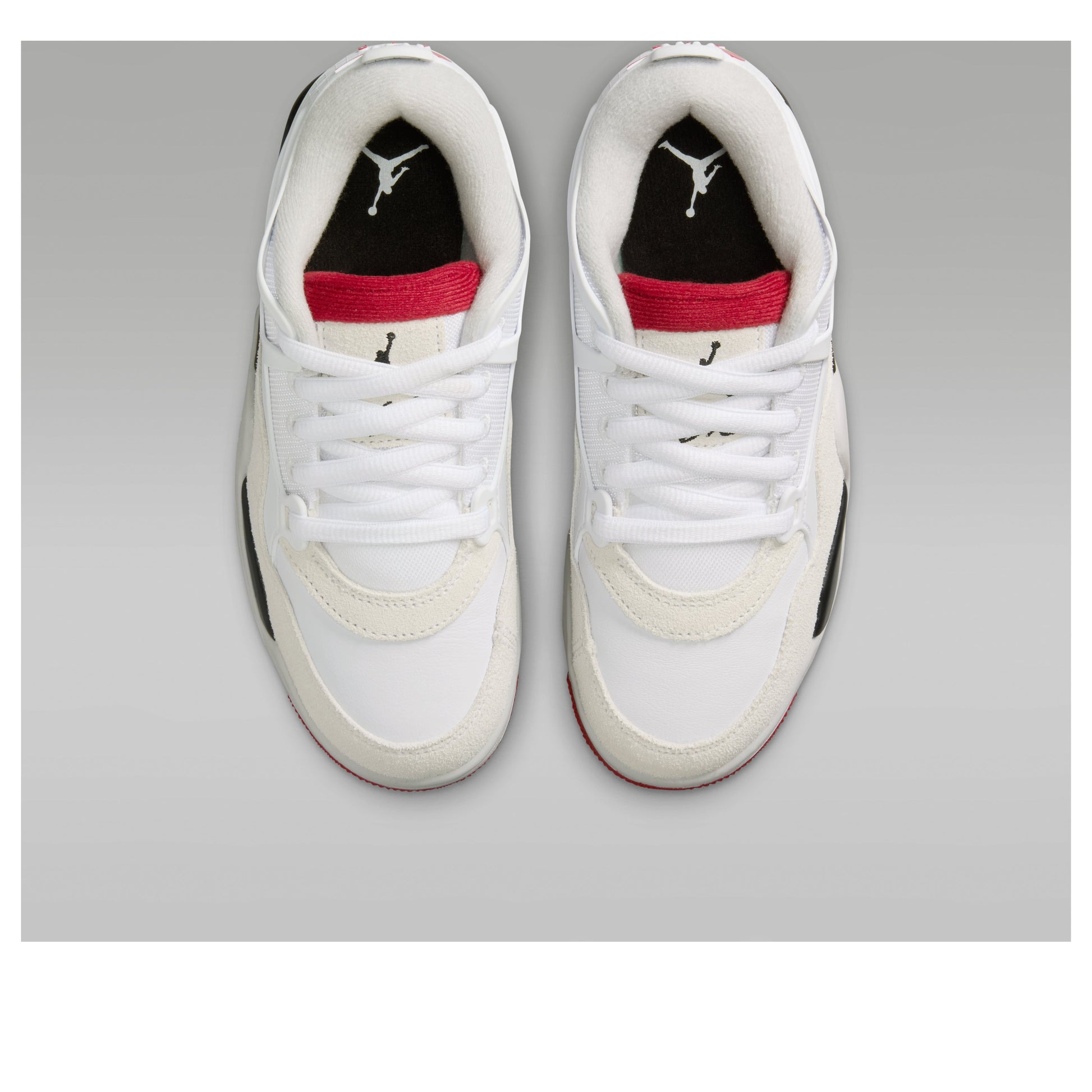 (GS) Air Jordan 4 RM 'White Black Neutral Grey Varsity Red' FQ7938-102