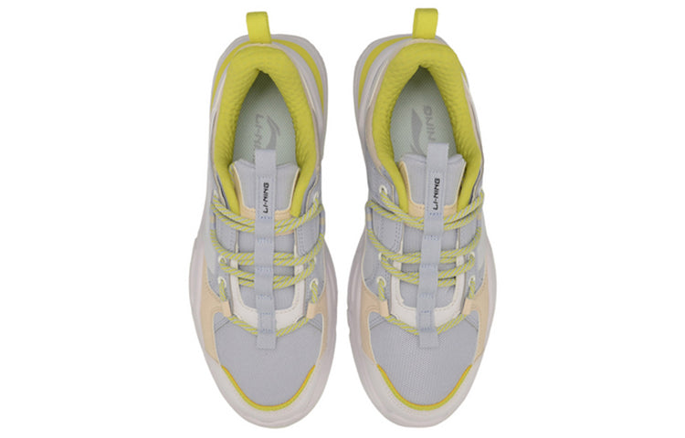 (WMNS) Li-Ning Mark Lite 'Grey yellow' AGCQ054-3